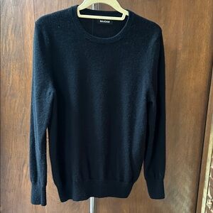 NAADAM Black Crewneck Sweater